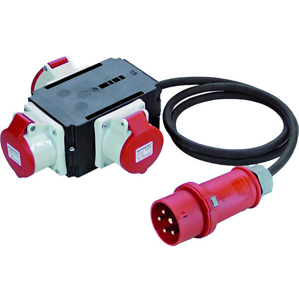BACHMANN CEE-Adapter 1xSt.16A 3xDose 16A 349.035